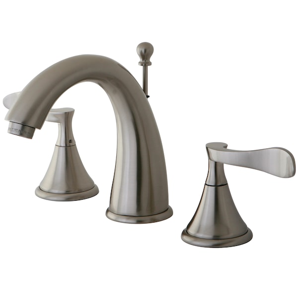 8" Widespread Bathroom Faucet, Brushed Nickel